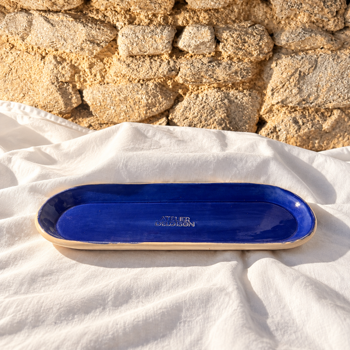 Repose-cuillère DOUCE Bleu Majorelle