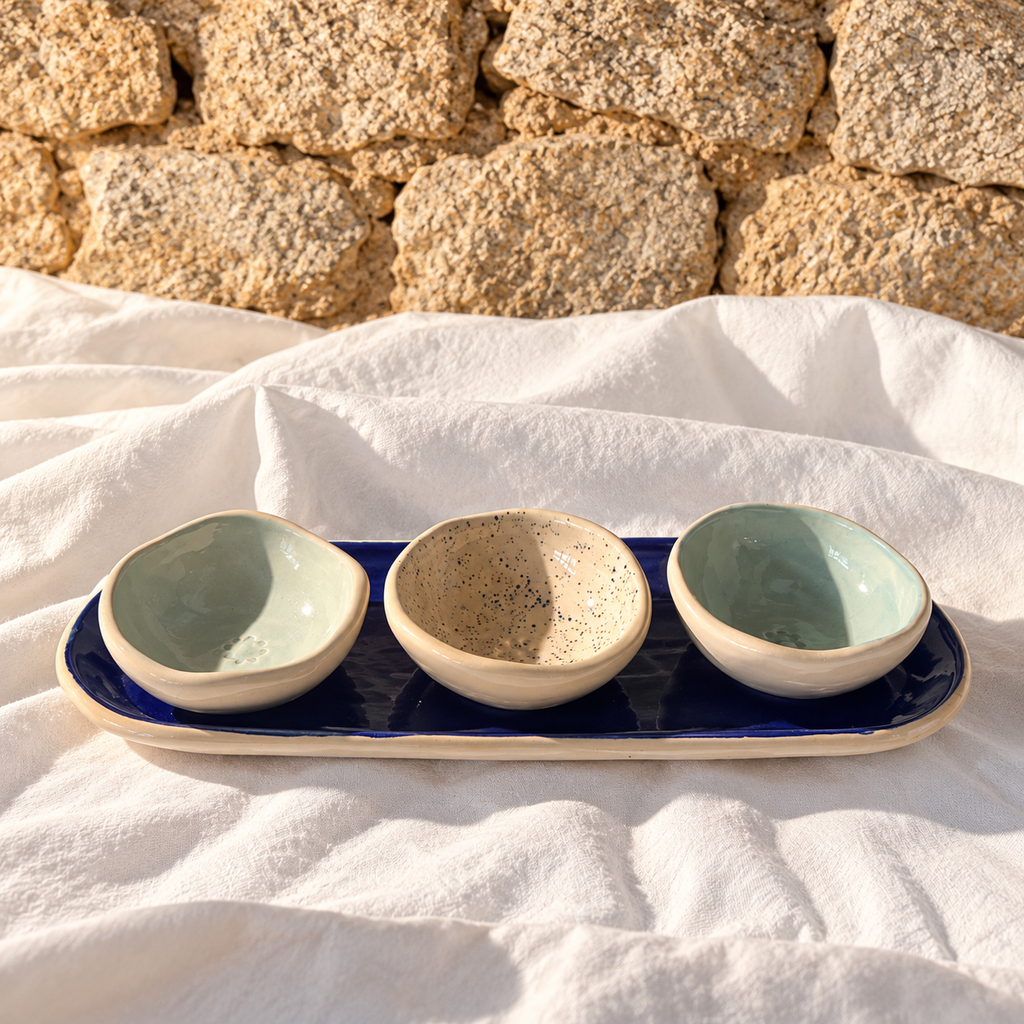 Repose-cuillère DOUCE Bleu Majorelle