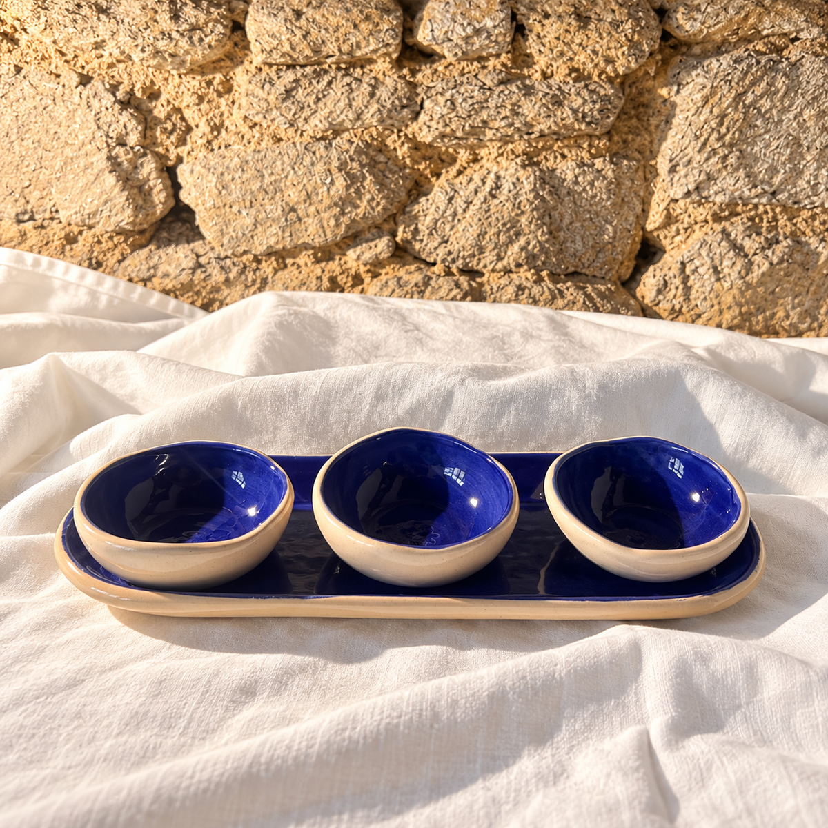 Repose-cuillère DOUCE Bleu Majorelle