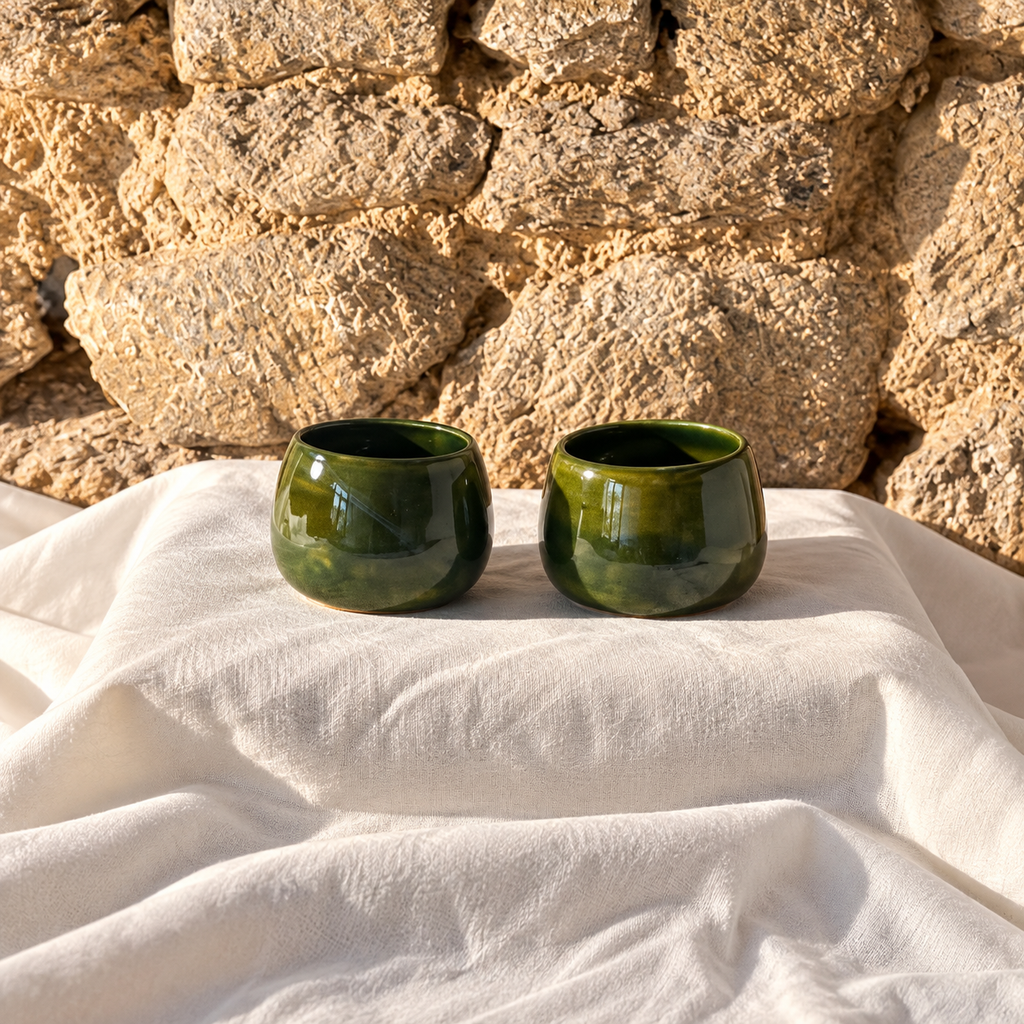 Tasse expresso AUBE Vert olive