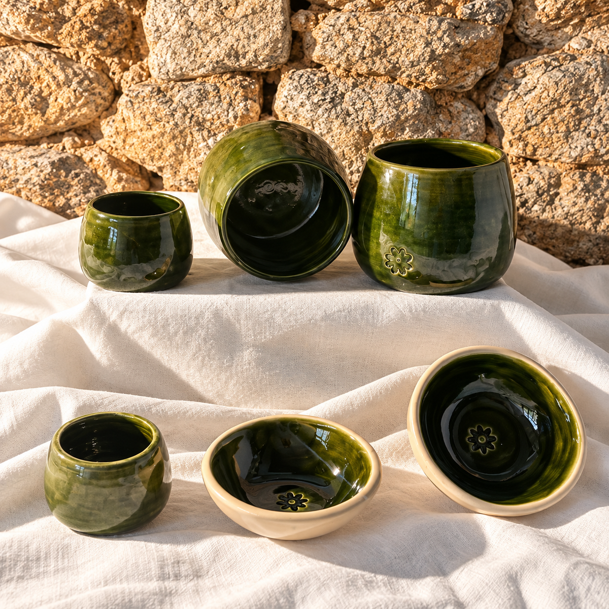 Tasse expresso AUBE Vert olive