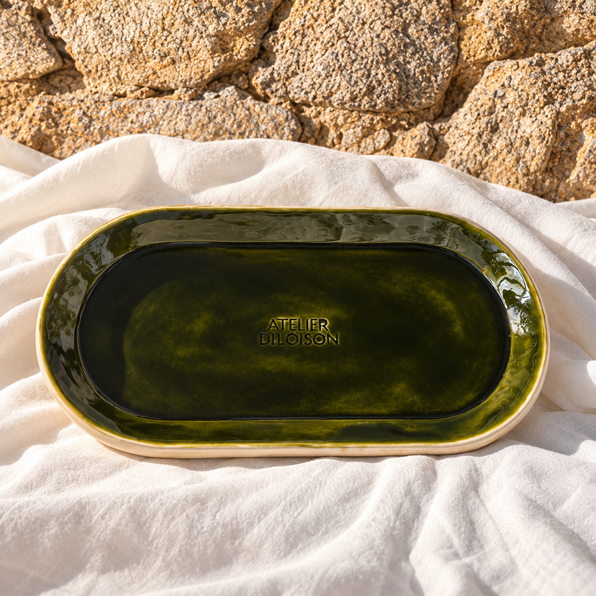 Vide-poche DÉPOSE Vert olive